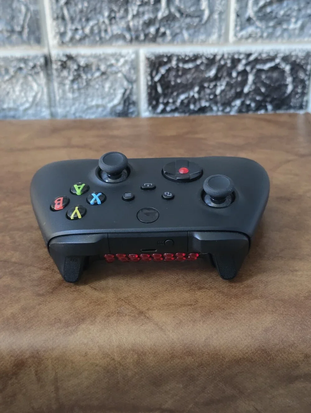 Xbox Customize Wireless Video Game Controller with Red Accent